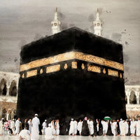 Sacred Islamic Landmark Canvas Art