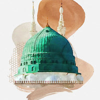Sacred Islamic Landmark Canvas Art