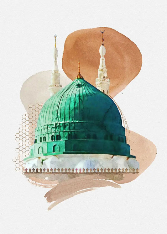 Sacred Islamic Landmark Canvas Art
