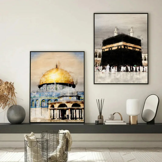 Sacred Islamic Landmark Canvas Art