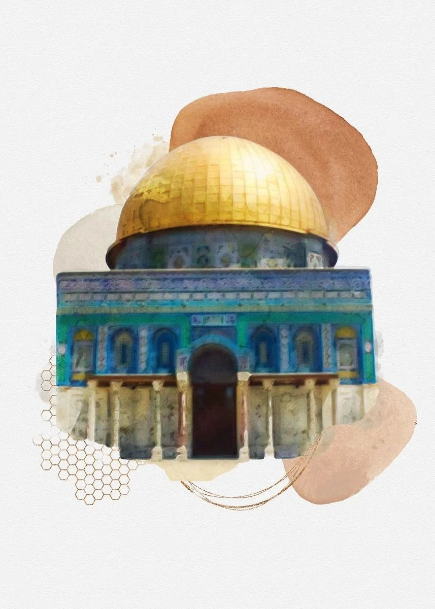 Sacred Islamic Landmark Canvas Art