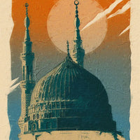 Sacred Islamic Landmark Canvas Art