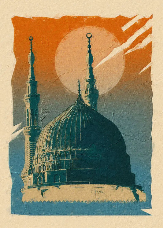 Sacred Islamic Landmark Canvas Art